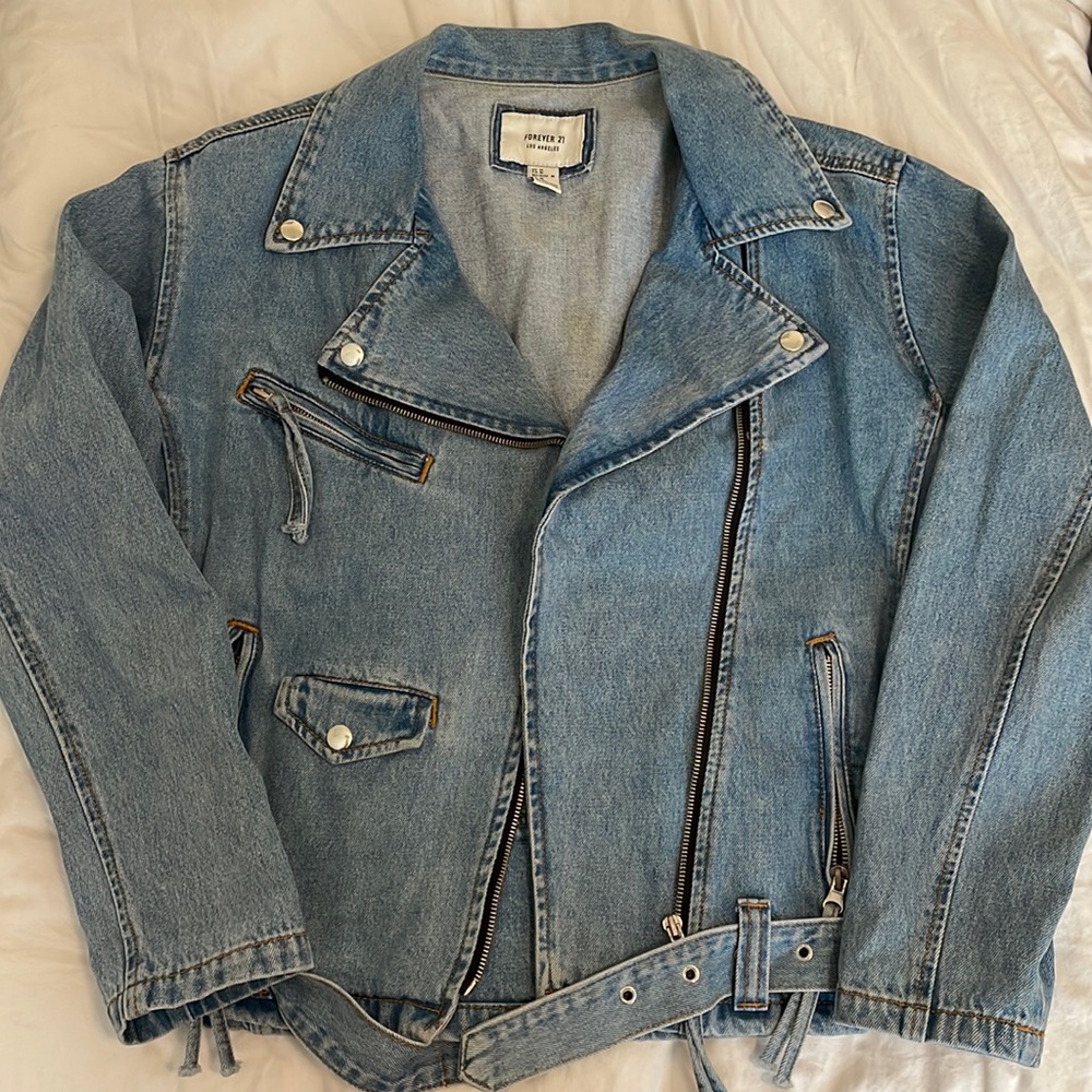 Moto Denim Jacket